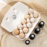 Sello personalizado para huevos con nombre texto y diferentes modelos certificación de la FDA tinta comestible regalo para familias y agricultores