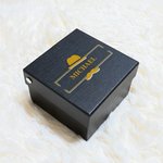 Personalisierte Streifen Foto Patch Krawatte mit Namen und Geschenkbox Herren Accessoire Hochzeit Jahrestag Business Geschenk für Ehemann Papa