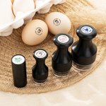 Sello personalizado para huevos con nombre texto y diferentes modelos certificación de la FDA tinta comestible regalo para familias y agricultores