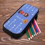 Personalizado lindo personaje de dibujos animados Corazón Nacimiento Flor Mochila Bolsa de almuerzo Estuche con nombre de vuelta a la escuela Regalo de cumpleaños para niños Niñas