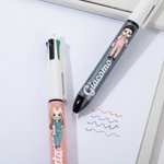 Penna personalizzata 4 in 1 retrattile con nome e infermiera cartone animato settimana dell'infermiere regalo di compleanno per personale medico