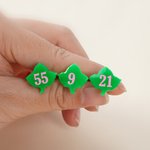 Orecchini personalizzati a forma di foglia d'edera Gioielli della sorellanza con numero di reclutamento Regalo per la riunione della settimana greca delle sorelle