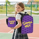 Personalized Supported Ball Team Name Number Backpack Lunch Bag Pencil Case Set Back to School Birthday Game Day Gift for Students