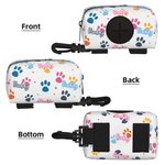 Personalized Colour Cute Paw Print Dog Poop Storage Bag with Name Pet Supplies Birthday Gift for Dog Owners