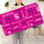 Personalized Multicolor Non-Slip Large-Size Desk Mat Mouse Pad with Name and Initial Office Accessory Birthday Gift for Students Colleagues Friends