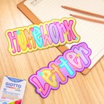 Personalized Flower Heart Bright Colored Letter Whiteboard Magnet with Text Daily Teaching Tool Back to School Gift for Teachers