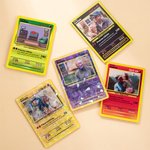 Carta Poke TCG classica personalizzata con testo e supporto in legno regalo di compleanno per festa del papà per famiglia