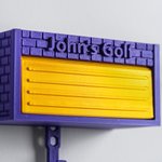 Personalised Car Garage Design Key Holder Hooks with Text and Opening Door Home Decor Housewarming Gift for Friends Family