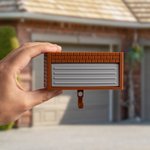 Personalised Car Garage Design Key Holder Hooks with Text and Opening Door Home Decor Housewarming Gift for Friends Family