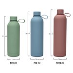 Personlig Ballong Sun Cherry Isolerad vattenflaska i rostfritt stål med graverat namn Tillbaka till skolan Födelsedag Jubileum Present till vänner familj