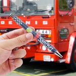 Stylo à bille rechargeable avec nom Insigne de police pailleté personnalisé Casque de pompier Étoile Cadeau de retraite pour les premiers intervenants