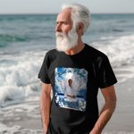 Personlig Foto Heaven Angel Wings Angel Halo T-skjorte T-skjorte Sweatshirt med tittel og navn Memorial Sympathy Gave til tap av venner Familie
