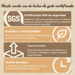 Bolso de yute personalizada grande con nombre y 1 a 3 perros de dibujos animados en 3D regalo de cumpleaños para mujeres y amantes de las mascotas