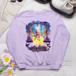 Personlig Foto Heaven Angel Wings Angel Halo T-skjorte T-skjorte Sweatshirt med tittel og navn Memorial Sympathy Gave til tap av venner Familie