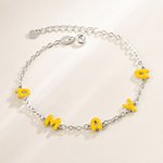 Personalizada Colorido Esmalte Letra Burbuja Pulsera Collar con Nombre Dainty Joyería Aniversario Cumpleaños Regalo para Mujeres