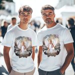 Personlig Foto Heaven Angel Wings Angel Halo T-skjorte T-skjorte Sweatshirt med tittel og navn Memorial Sympathy Gave til tap av venner Familie