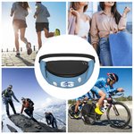 Personlig Cracked Ball Multicolor Sport Midjeväska med namn och nummer Dagligt tillbehör Födelsedag Game Day Present för bollsportälskare