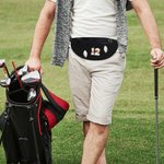 Personlig Cracked Ball Multicolor Sport Midjeväska med namn och nummer Dagligt tillbehör Födelsedag Game Day Present för bollsportälskare