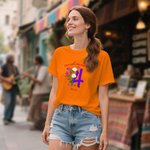 Personifierad T-shirt med namn och text för födelseblomma och insekt Dagliga resetillbehör Jubileum Födelsedagspresent för kvinnor