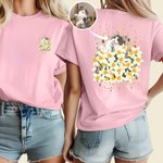 Personlig T-skjorte med blomsterfoto av kjæledyr Sweatshirt med navn Picnic Pet Party Bursdag Jubileumsgave til kjæledyrseiere