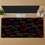 Tapis de souris de grande taille antidérapant avec nom Accessoire de bureau Cadeau d'anniversaire pour étudiants, collègues et amis