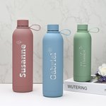 Personalisierte Ballon Sonne Kirsche Muster Edelstahl Isolierte Wasserflasche mit Namen Schulanfang Geburtstag Jahrestag Geschenk für Freunde Familie