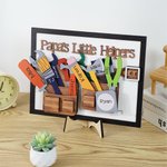 Personalized Tool Belt Design Basswood Table Decoration with Name and Title Birthday Gift for Grandpa Father