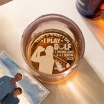 Personalized That's What I Do Golf Swing 10 oz Old Fashioned Rock Whiskey Glass with Name Birthday Father's Day Gift for Golfers Wine Lovers