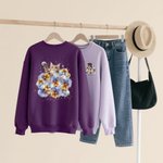Personlig T-skjorte med blomsterfoto av kjæledyr Sweatshirt med navn Picnic Pet Party Bursdag Jubileumsgave til kjæledyrseiere