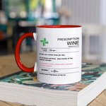 Personalized Funny Prescription Ceramic Mug with Name Birthday Gift for Family Friend