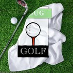 Personalized Classic Quick Dry Waffle Sports Golf Towel with Name and Carabiner Clip Golf Accessory Birthday Gift for Golf Player