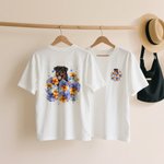 Personlig T-skjorte med blomsterfoto av kjæledyr Sweatshirt med navn Picnic Pet Party Bursdag Jubileumsgave til kjæledyrseiere