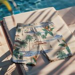 Personalized Retired Not My Problem Anymore Cartoon Character Quick Dry Beach Shorts with Name Funny Retirement Gift for Men Dad Husband