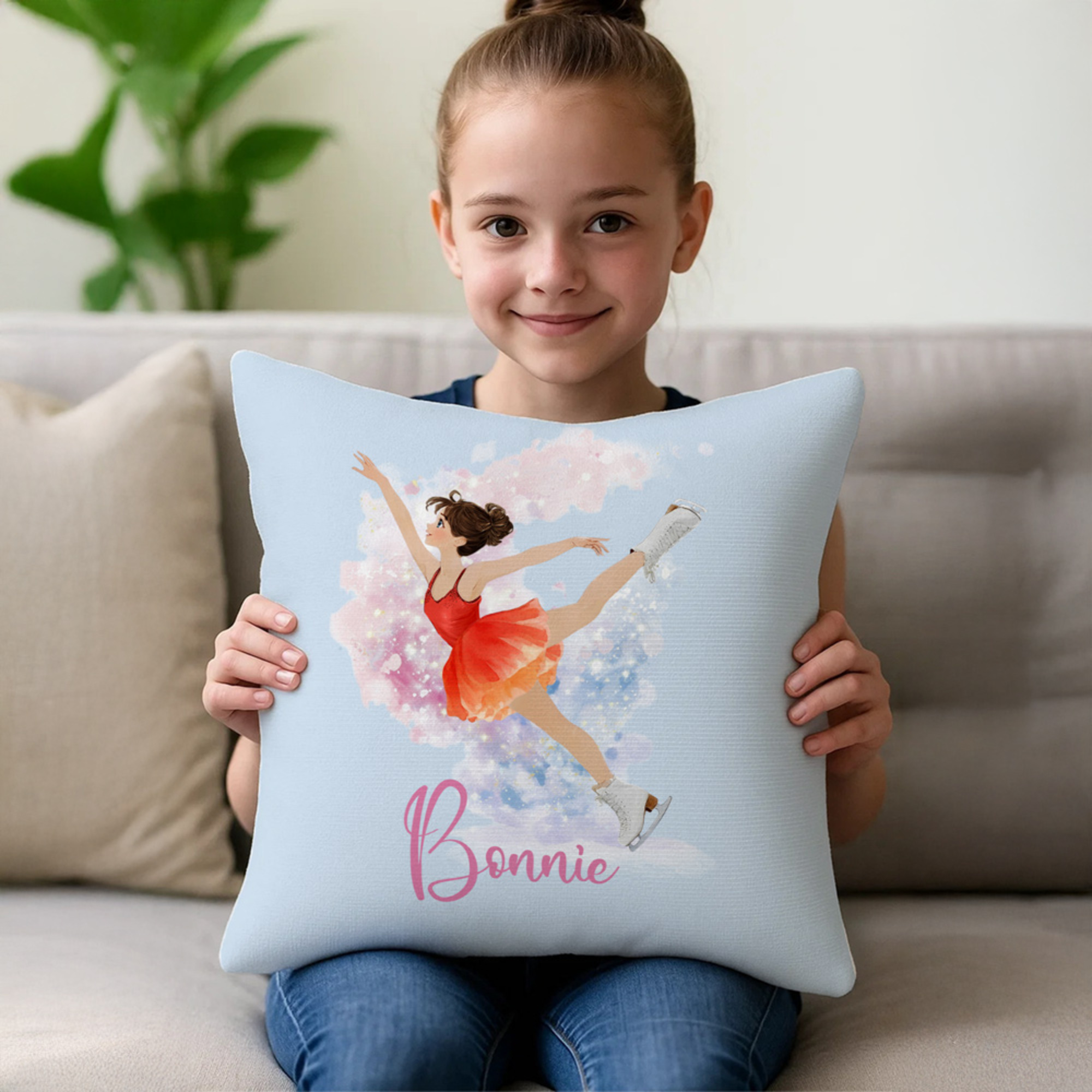 personalized-birth-flower-figure-skating-girl-soft-throw-pillow-cover