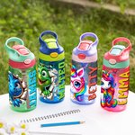 Gepersonaliseerde Leuke Dinosaurus Fantasie Eenhoorn 16 oz Kinder Waterfles met Naam en Siliconen Rietje Verjaardag Terug Naar School Cadeau voor Jongens Meisjes