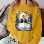 Personlig In Loving Memory Wings Photo Memorial T-skjorte Sweatshirt med navn og dato Begravelse Sympatigave for tap av en elsket