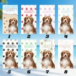 Personalized Pet Photo Quick Dry Oversized Beach Towel with Name Swimming Pool Vacation Essentials Birthday Gift for Pet Lover