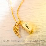 Collar con urna personalizada para cenizas de mascota con texto grabado joyería de cremación regalo conmemorativo para amantes de mascotas