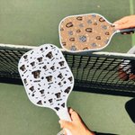 Henkilökohtainen Bones Paw Prints 1-3 Face Valokuvat Pickleball Mela nimi Kilpailupäivä Syntymäpäivä Lahja Pickleball Pelaajat Pet Lover