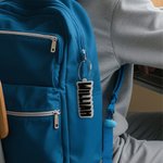 Henkilökohtainen Glitter matkatavaroiden laukku reppu akryyli nimilappu Travel tarvikkeet päivittäiseen käyttöön syntymäpäivälahja Traveler Student