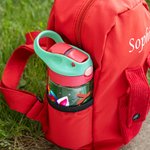 Gepersonaliseerde Leuke Dinosaurus Fantasie Eenhoorn 16 oz Kinder Waterfles met Naam en Siliconen Rietje Verjaardag Terug Naar School Cadeau voor Jongens Meisjes