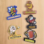 Henkilökohtainen 3D-tulostus maskotti nimi merkki Plaque School Spirit huoneen sisustus Valmistuminen lahja Studentille