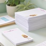 Personalisierte Cartoon Lehrer Charakter Notizblock mit 40/80 Seiten Text und Name Graduierung zurück zu Schule Wertschätzung Geschenk für Lehrer