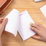 Personalisierte Cartoon Lehrer Charakter Notizblock mit 40/80 Seiten Text und Name Graduierung zurück zu Schule Wertschätzung Geschenk für Lehrer