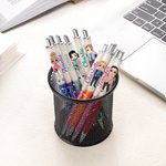 Stylo à bille rétractable pailleté avec nom Cadeau d'anniversaire et de fin d'année pour professeur