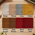 Personalized Vintage Library Card Design PU Leather Coaster with Name Author and Title Birthday Gift for Student Office Worker Book Enthusiast