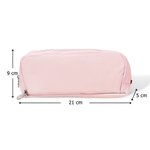 Personligt pennfodral med tre fack söt tecknad karaktär och namn skolmaterial skolstart eller födelsedagspresent för pojkar och flickor