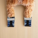 Henkilökohtainen monivärinen Camouflage Design liukastumaton Dog kengät Hot jalkakäytävällä nimi Outdoor tarvikkeet Syntymäpäivälahja koiran omistajille