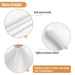 Personalised Airplane Hot Air Balloon Cloud Swaddle Blanket and Knot Hat Set with Name Birthday Baby Shower Gift for Newborns Babies