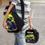 Mochila personalizada de acuarela con dibujos de camiones Bolsa de almuerzo Estuche con nombre Regalo de cumpleaños de vuelta al cole para niños Niñas Estudiantes